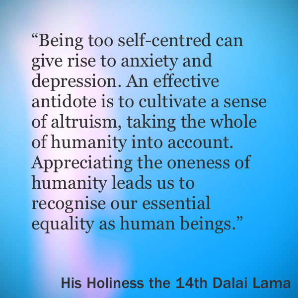 The Dalai Lama on cultivating altruism